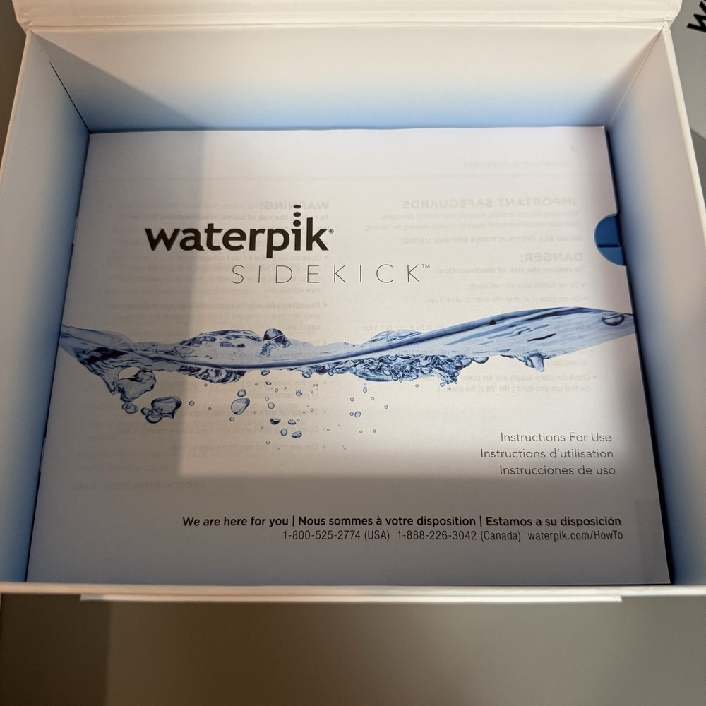 Waterpik Sidekick WF-04 Portable Water Flosser Black Copper - Picture 5 of 9